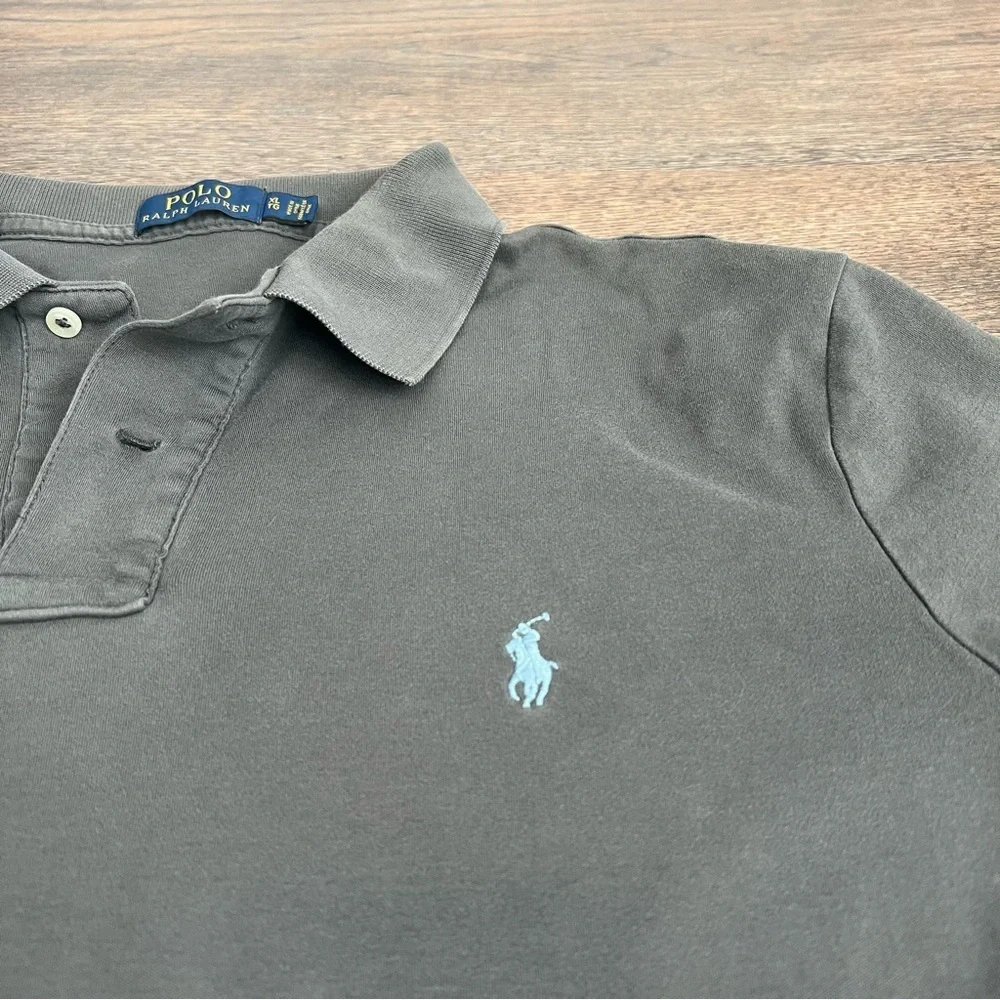 Polo Ralph Lauren Men’s Classic Fit Polo Shirt XL Charcoal Grey / Blue Pony Logo